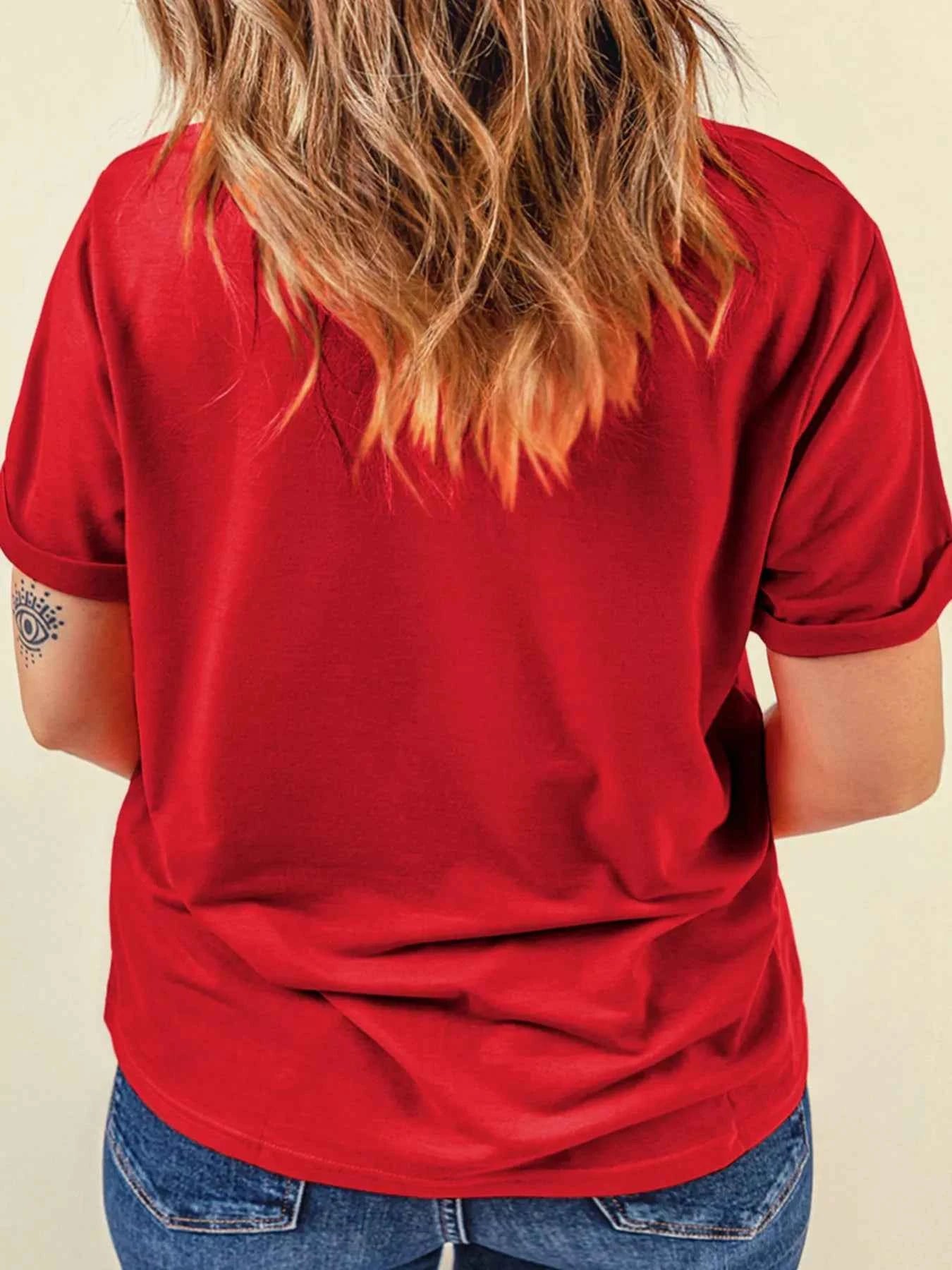 Merry Christmas Short Sleeve Graphic Tee