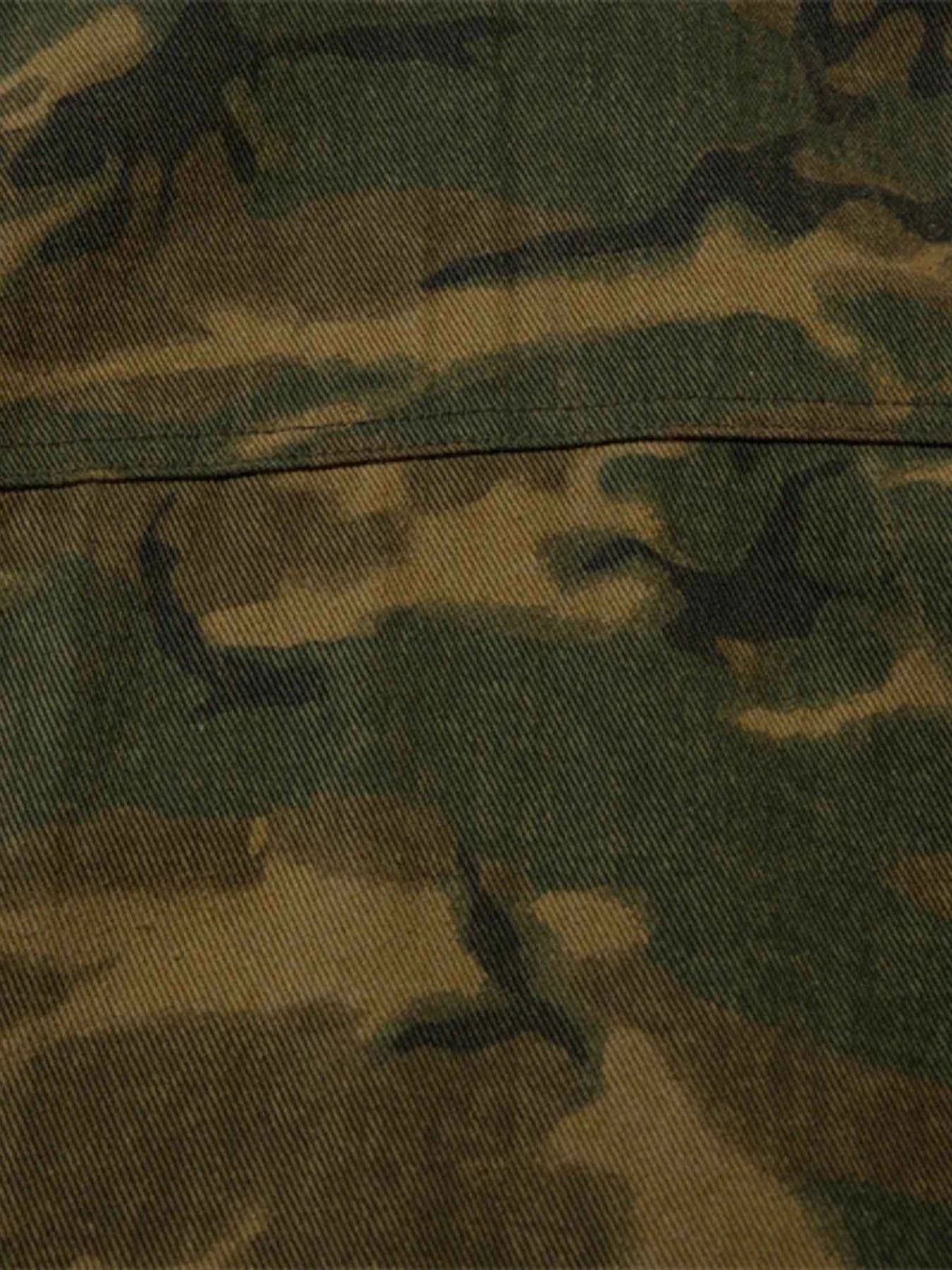 Men's Camouflage Zip Up Hooded Windbreaker Jacket