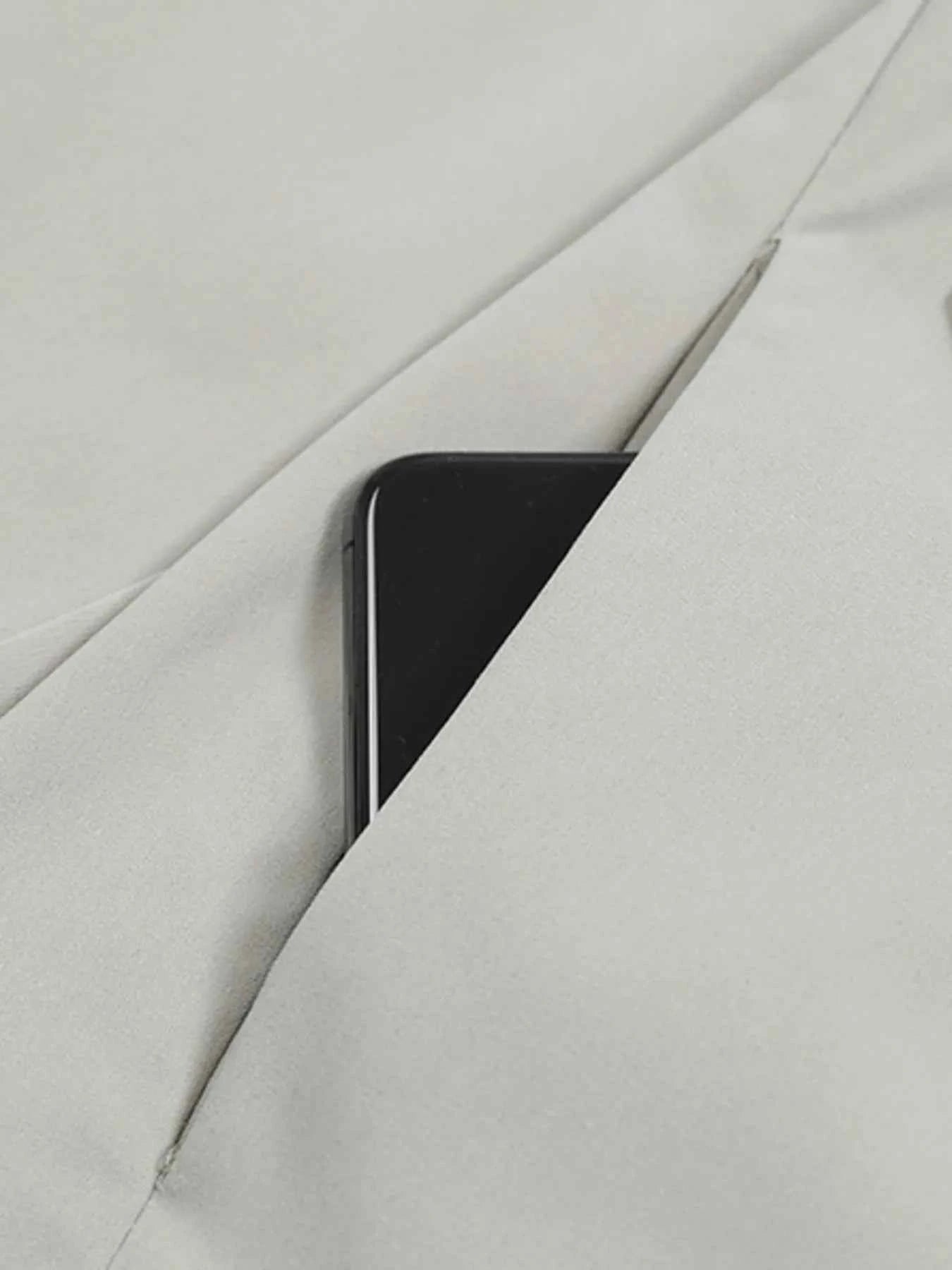 Men's Long Sleeve Jacket with Chest Pockets