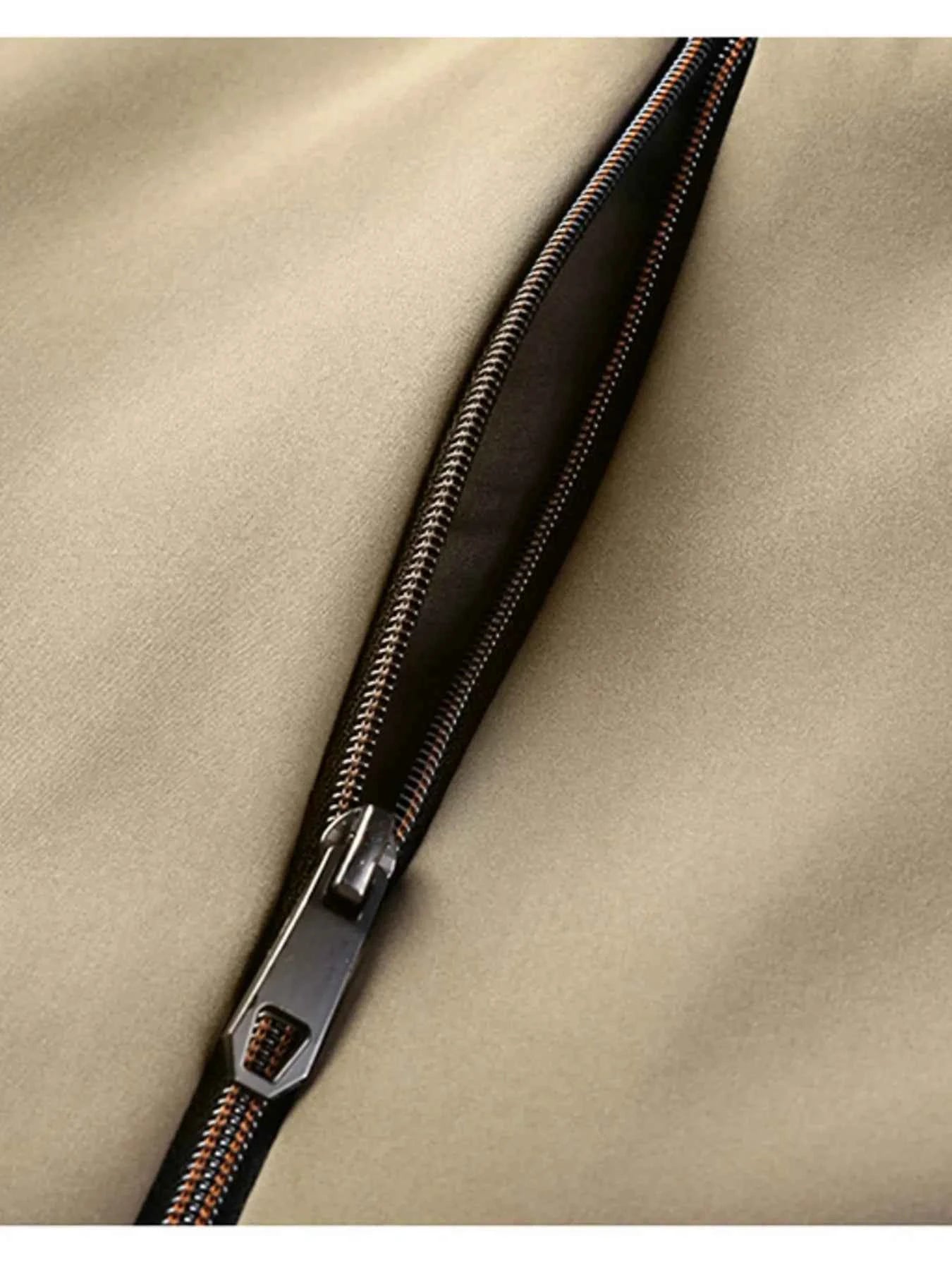 Men's Plus Size Zip Up Long Sleeve Jacket