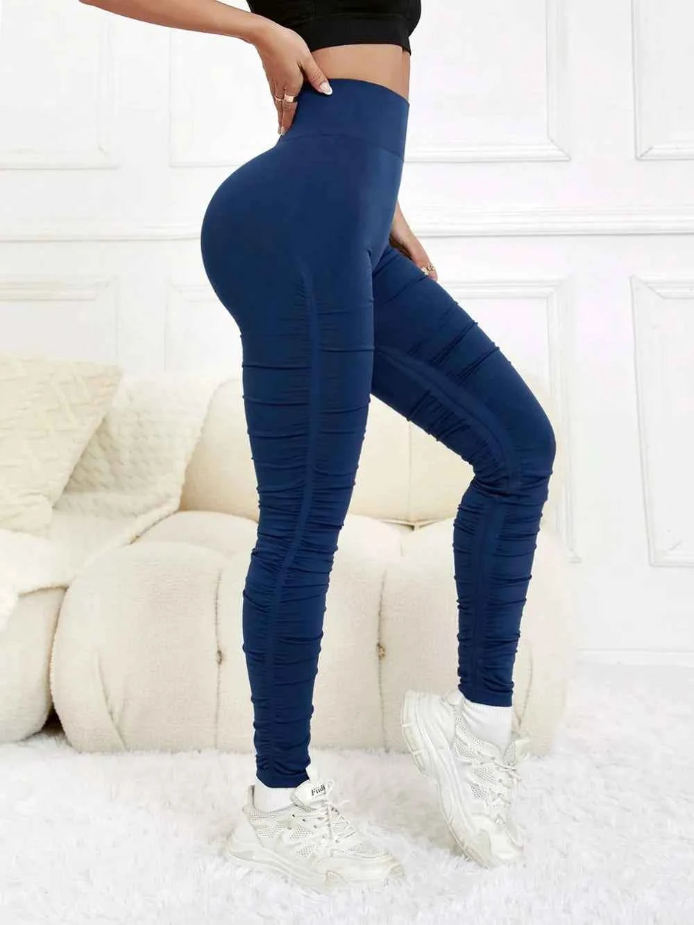 Ruched High Waist Active Leggings