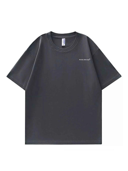 Men's Full Size Round Neck Short Sleeve T-Shirt Plus Size