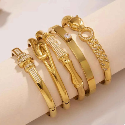18K Gold-Plated Zircon Bracelet
