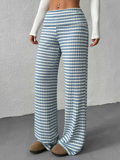 Striped Wide Leg Pants