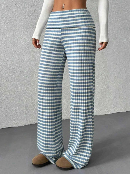 Striped Wide Leg Pants