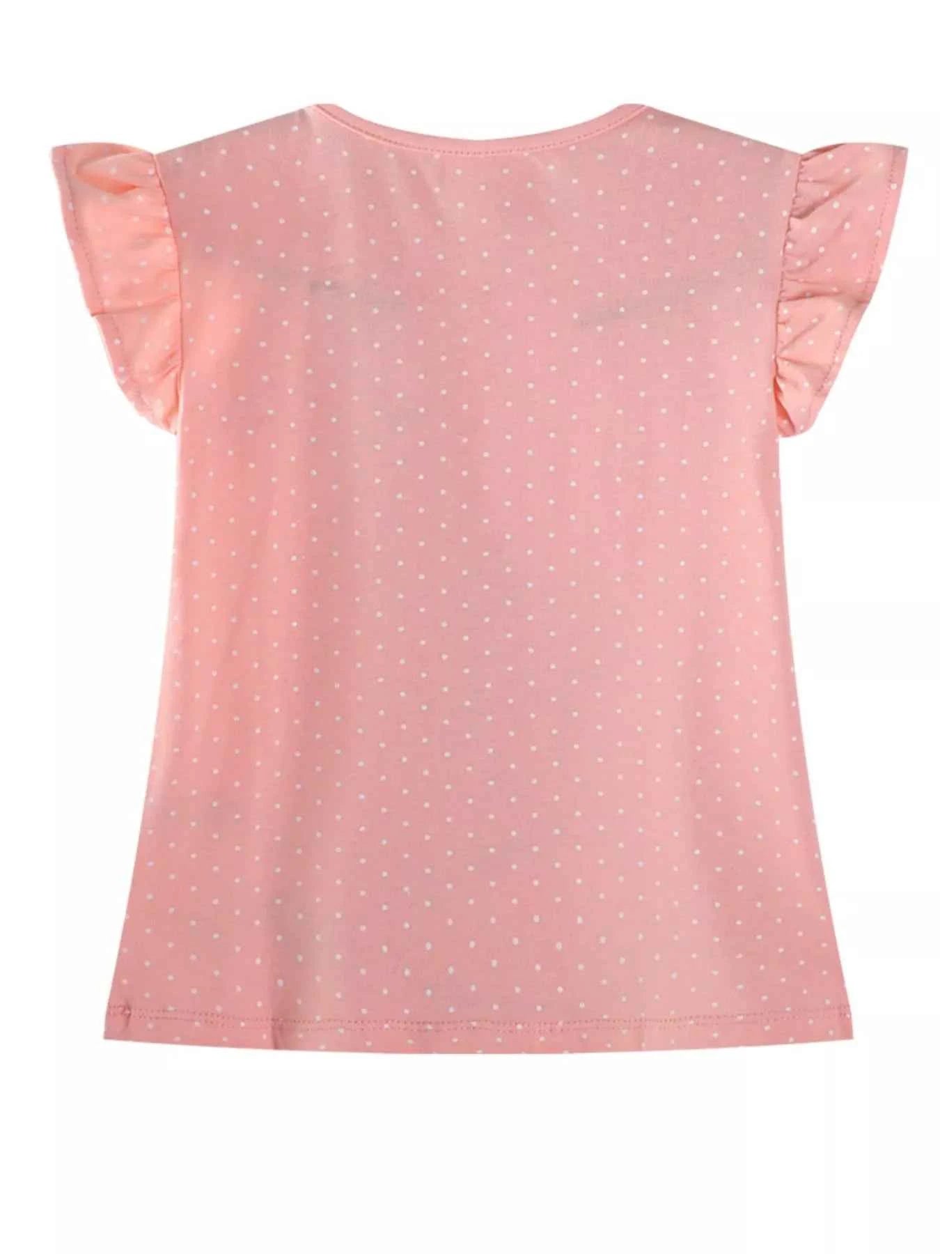 Children's Rabbit Ruffle Sleeve T-Shirt