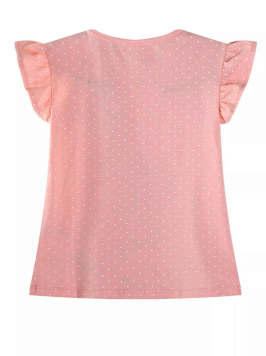 Children's Rabbit Ruffle Sleeve T-Shirt