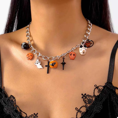 Halloween Charm Chain Necklace