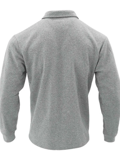 Men's Full Size Button Up Long Sleeve Jacket Plus Size