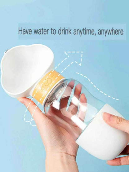 Portable 2-in-1 Pet Water and Food Bowl