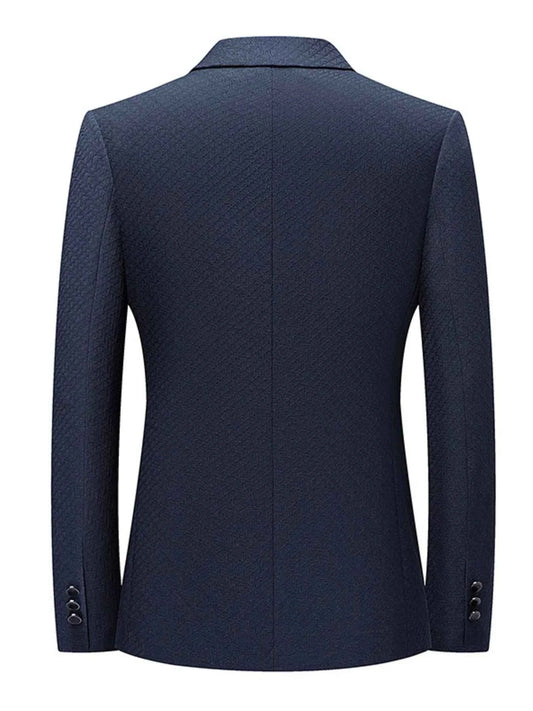 Men's Button Up Long Sleeve Blazer