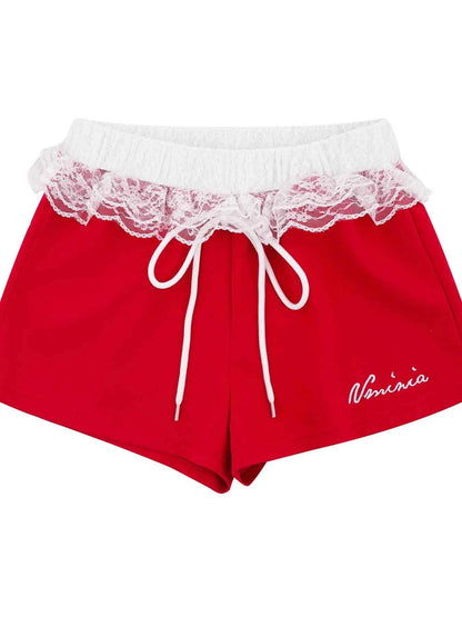 Lace Detail Shorts