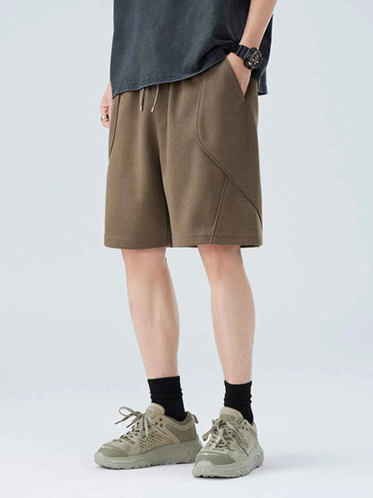 Men's Plus Size Casual Drawstring Shorts
