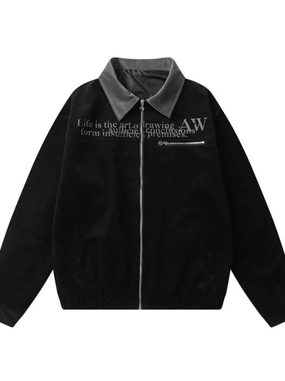 Men's Zip Up Long Sleeve Jacket