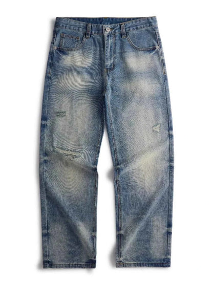 Men's Distressed Relaxed Fit Jeans