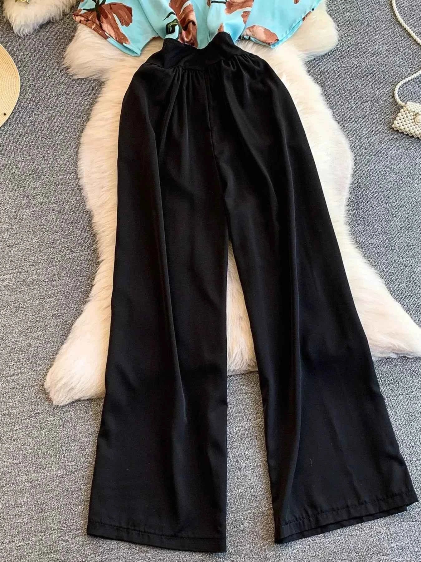 Printed Wide Leg Jumpsuit
