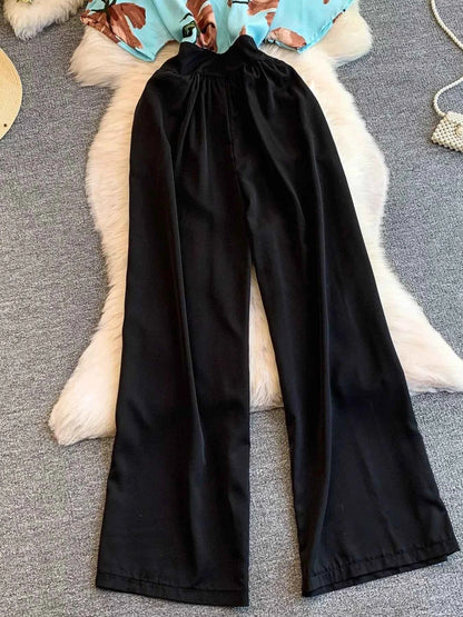 Printed Wide Leg Jumpsuit