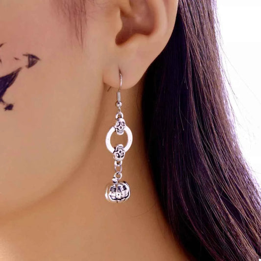 Halloween Pumpkin Dangle Earrings
