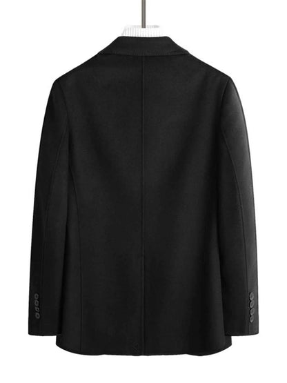 Men's Plus Size Wool Long Sleeve Outerwear