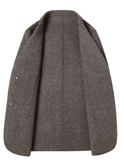 Men's Plus Size One Button Long Sleeve Blazer