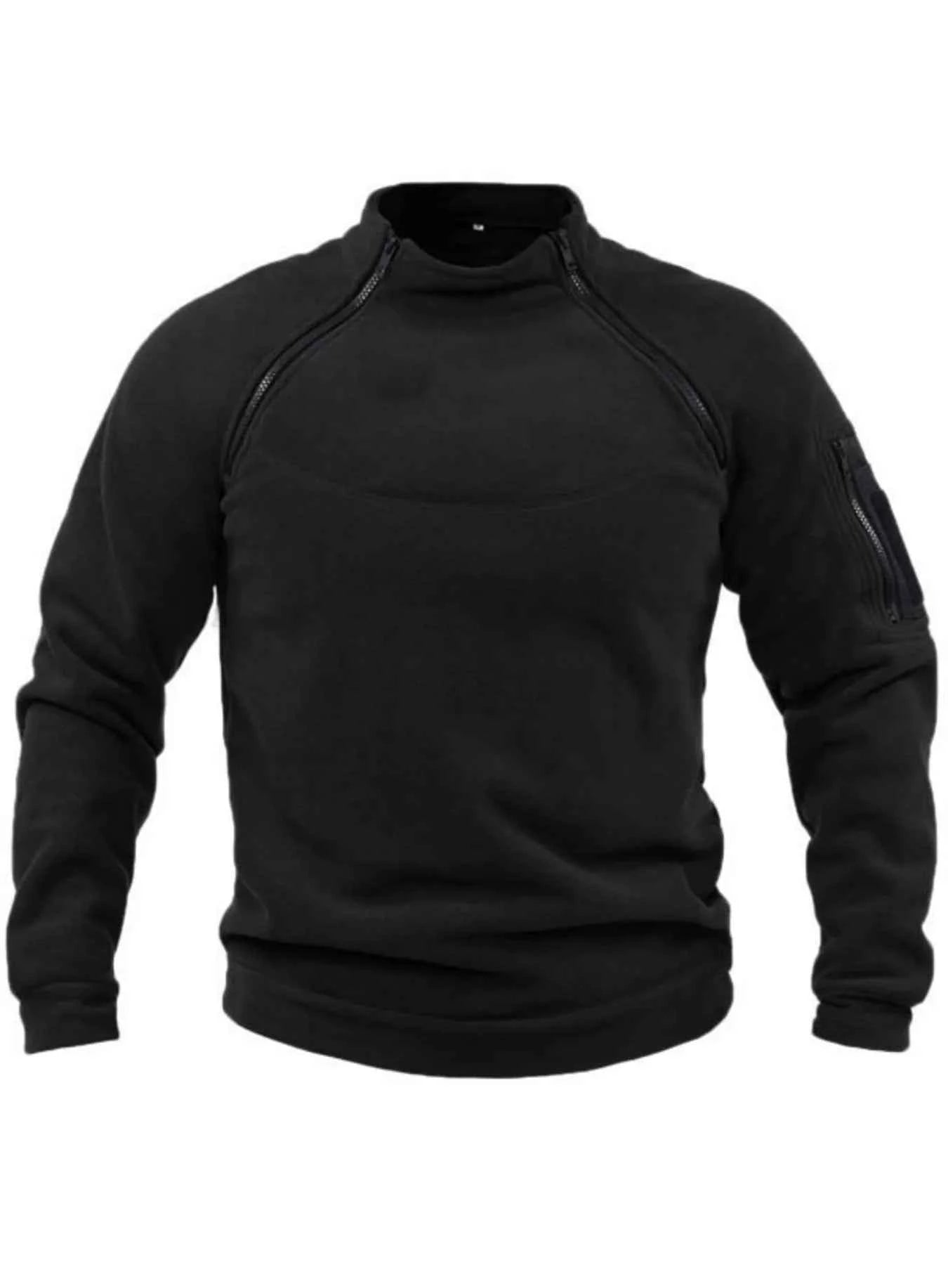 Men's Full Size Long Sleeve Fleece Sweatshirt Plus Size