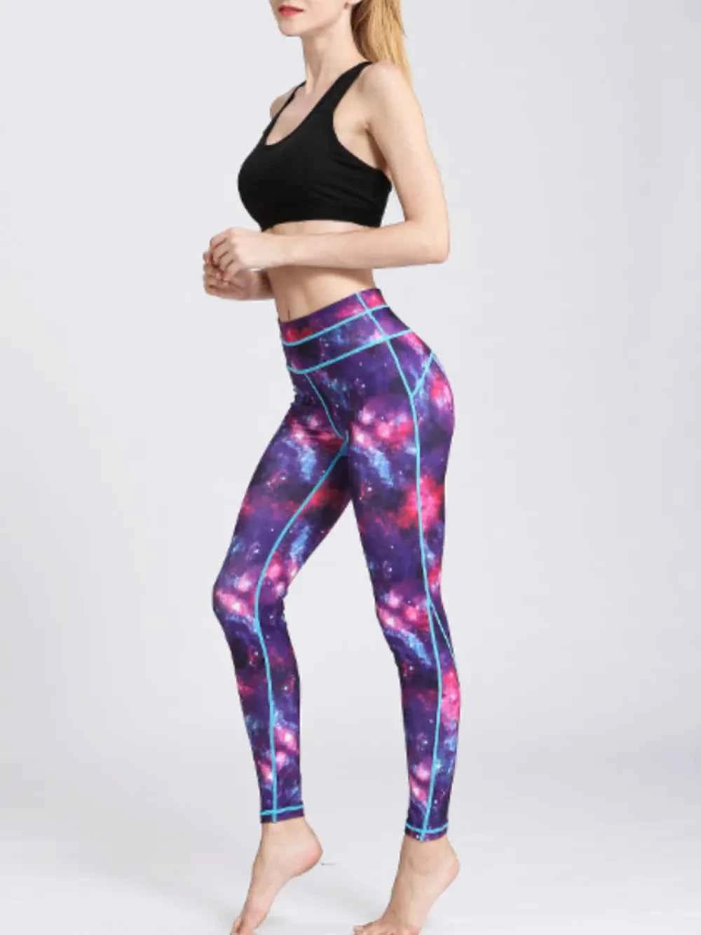 Printed Active High Waist Leggings