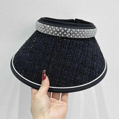 Pearl Detail Sunscreen Hat