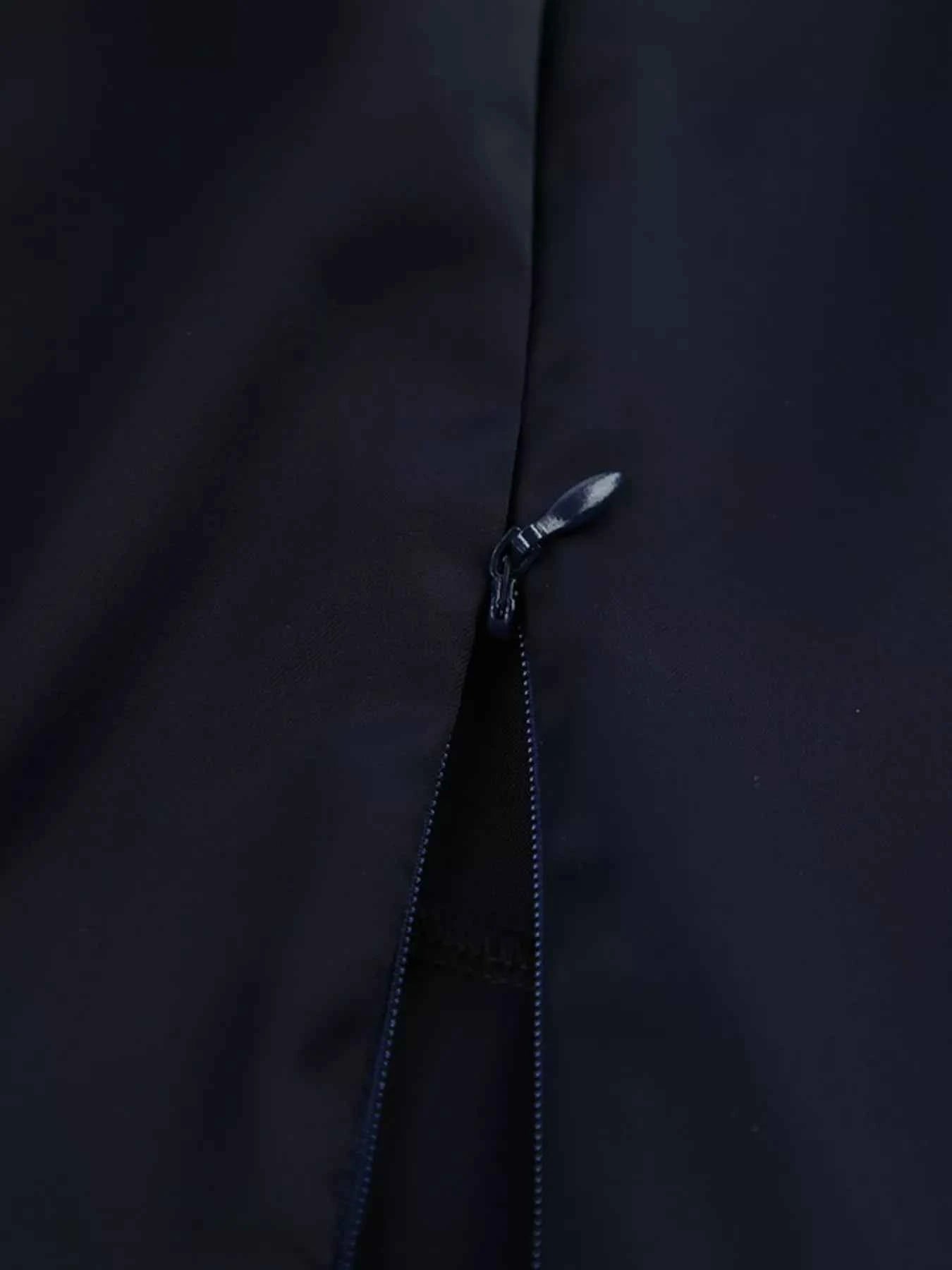 Mock Neck Flounce Sleeve Dress