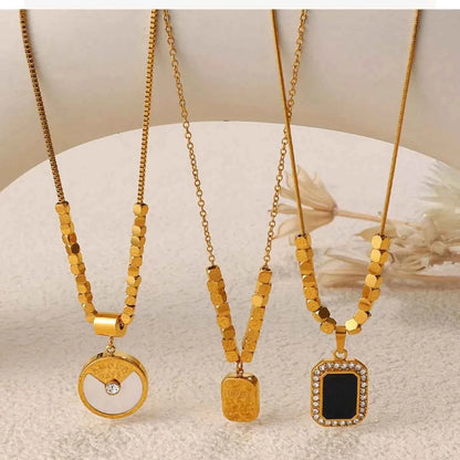 18K Gold-Plated Pendant Necklace
