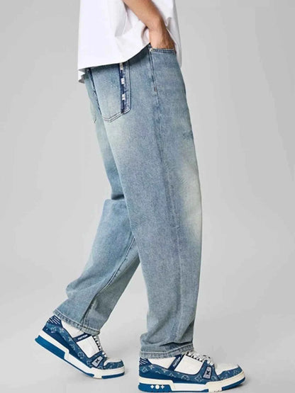 Men's Distressed Relaxed Fit Jeans