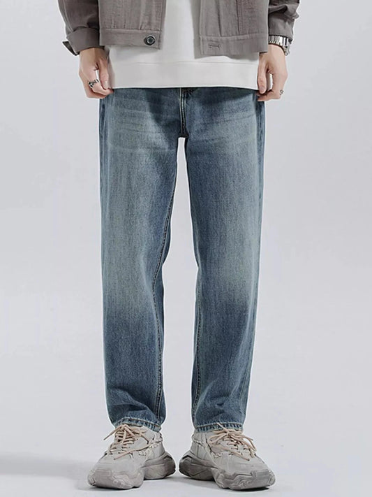 Men's Relaxed Fit Wash Jeans