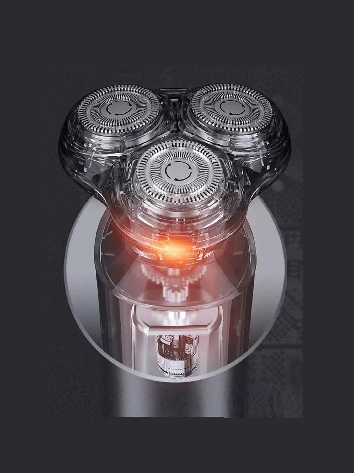 3-Head Rotary Electric Shaver