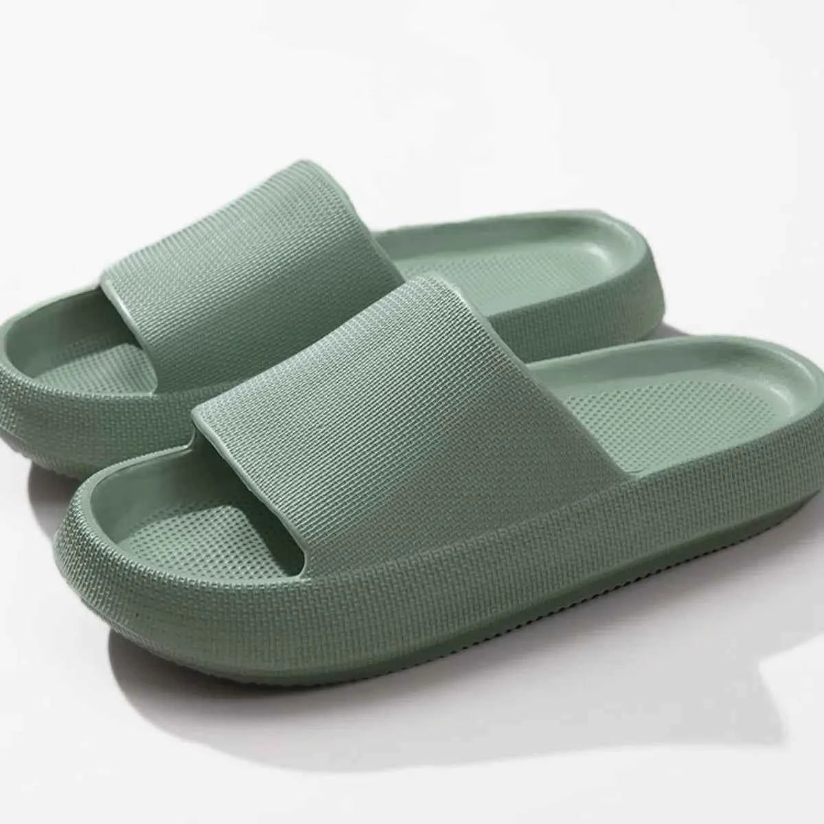 Open Toe Platform Slippers