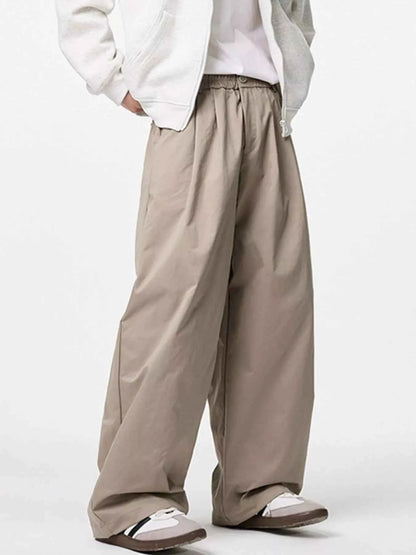 Men's Classic Wide-Leg Relaxed Fit Pants