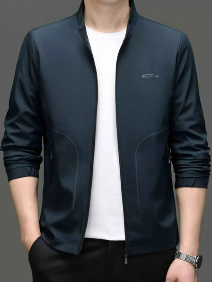Men's Zip Up Long Sleeve Jacket