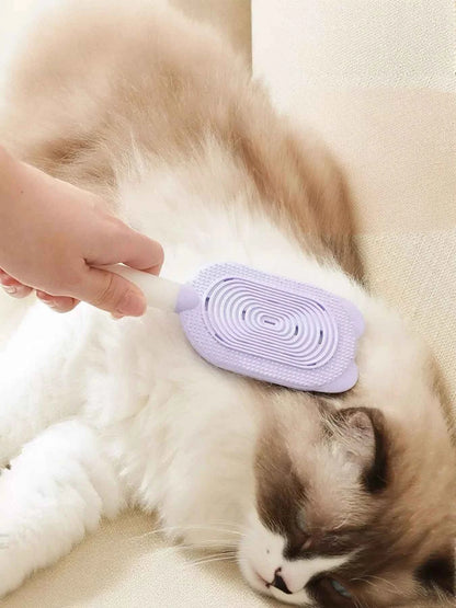 Gentle Silicone Pet Hair Remover Brush
