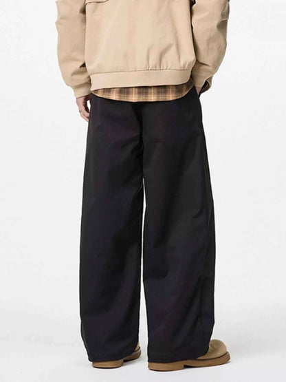 Men's Classic Wide-Leg Relaxed Fit Pants
