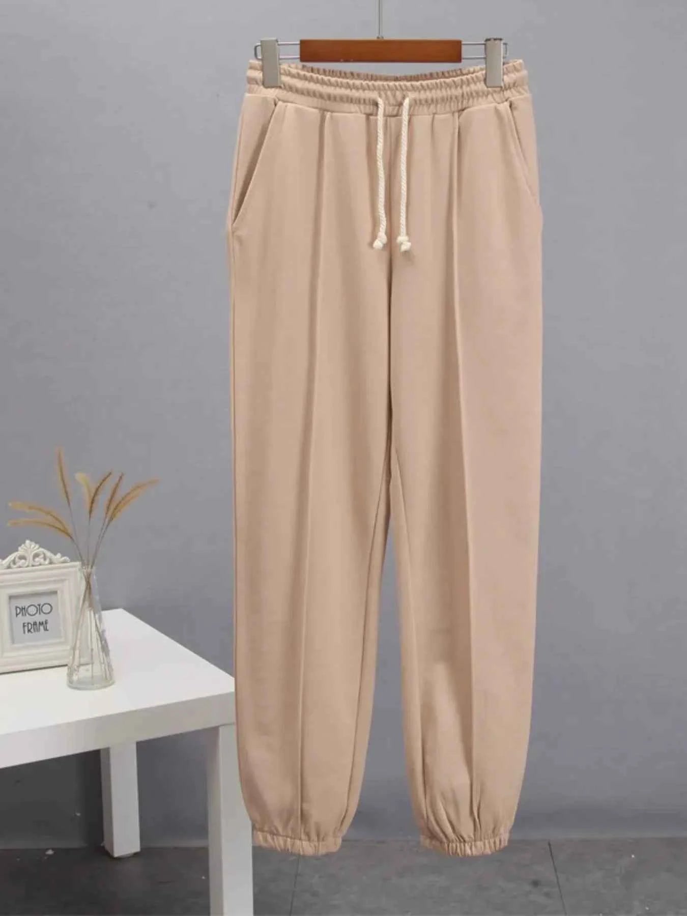 Casual Drawstring Jogger Pants