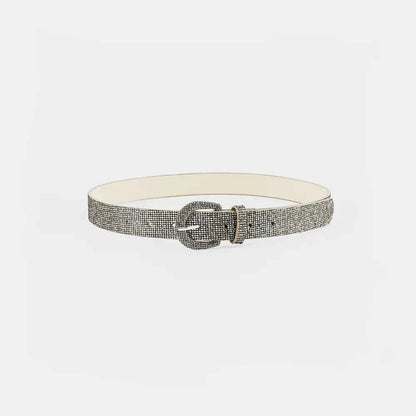 Sequin PU Leather Belt