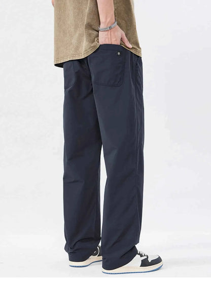 Men's Full Size Wide Leg Pants Plus Size