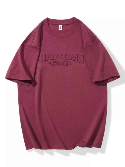 Men's Plus Size Round Neck Short Sleeve T-Shirt