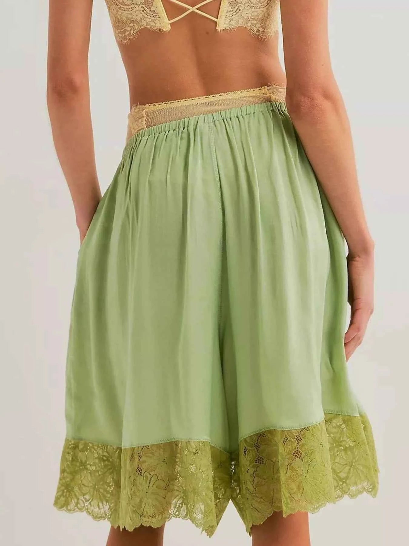 Lace Detail Shorts