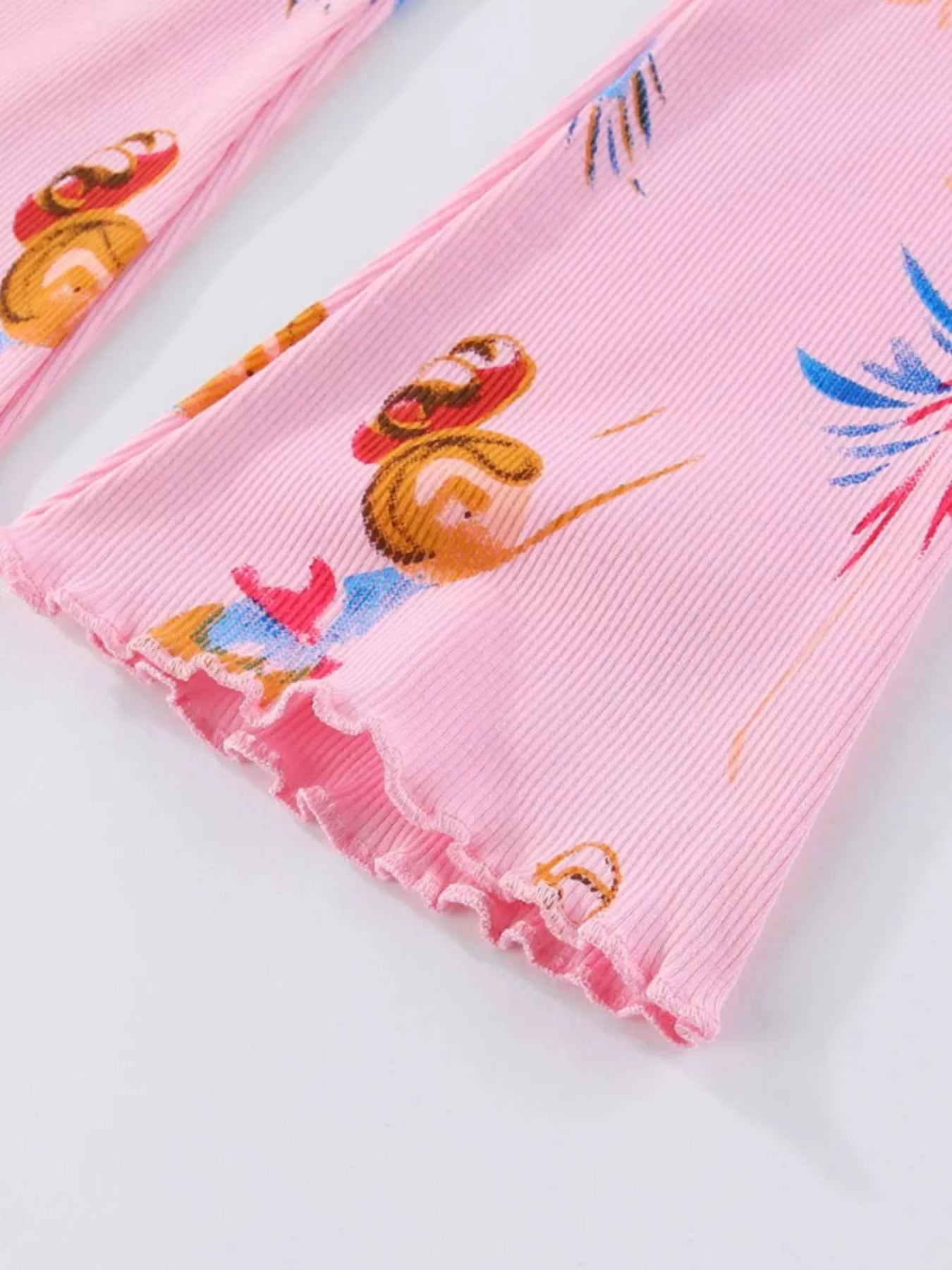 Children's Fairy Print Flared Leggings