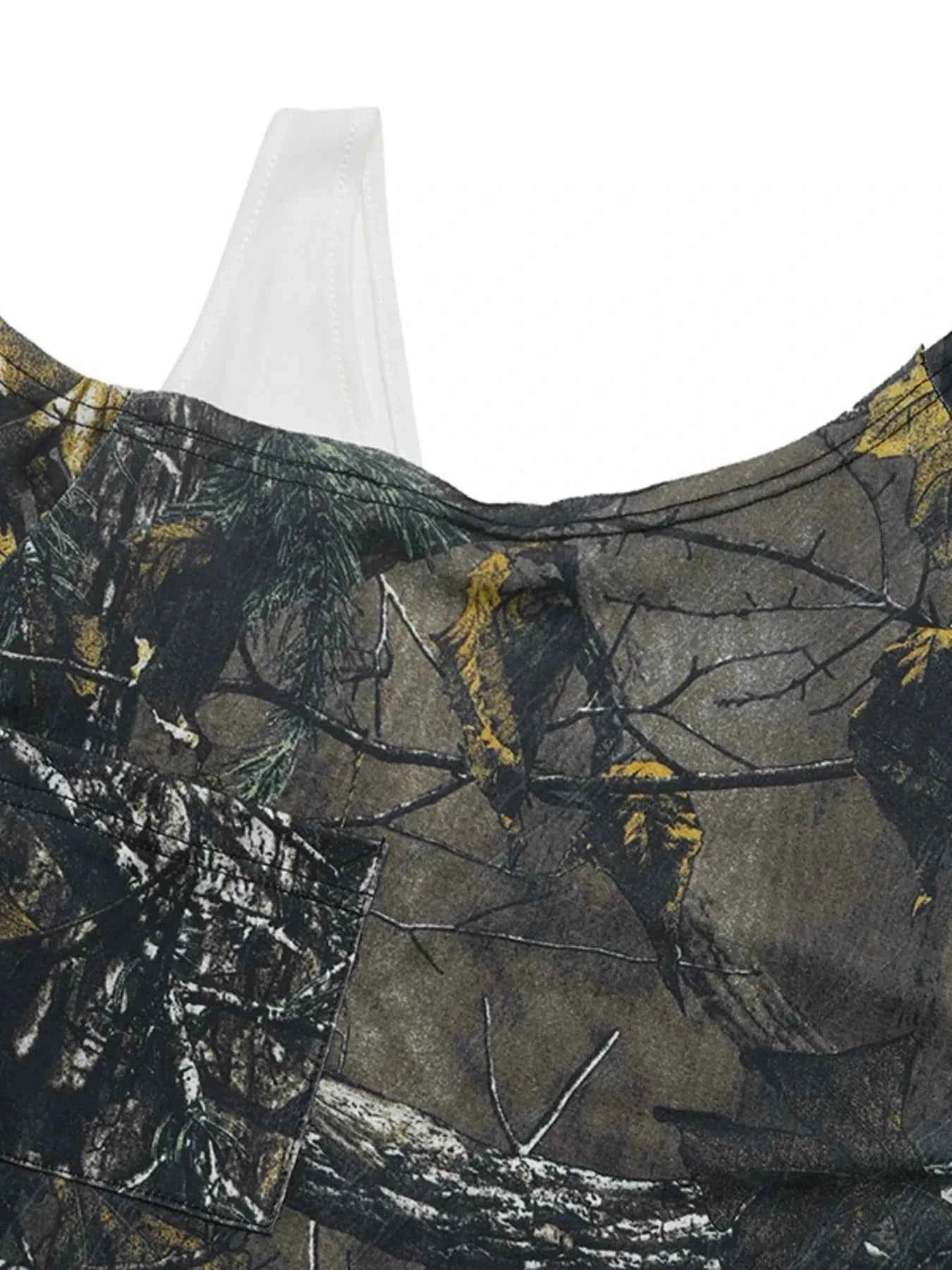 Asymmetrical Neck Printed Long Sleeve Top