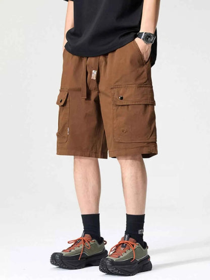 Men's Full Size Drawstring Loose Fit Shorts Plus Size