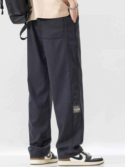 Men's Full Size Wide Leg Cargo Utility Pants Plus Size