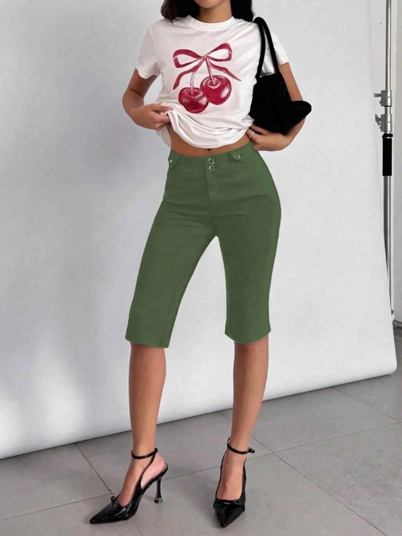 High-Waisted Shorts