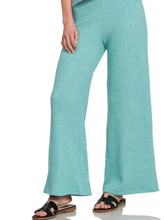 Zenana Sweater Boxy Top & Long Pants Set