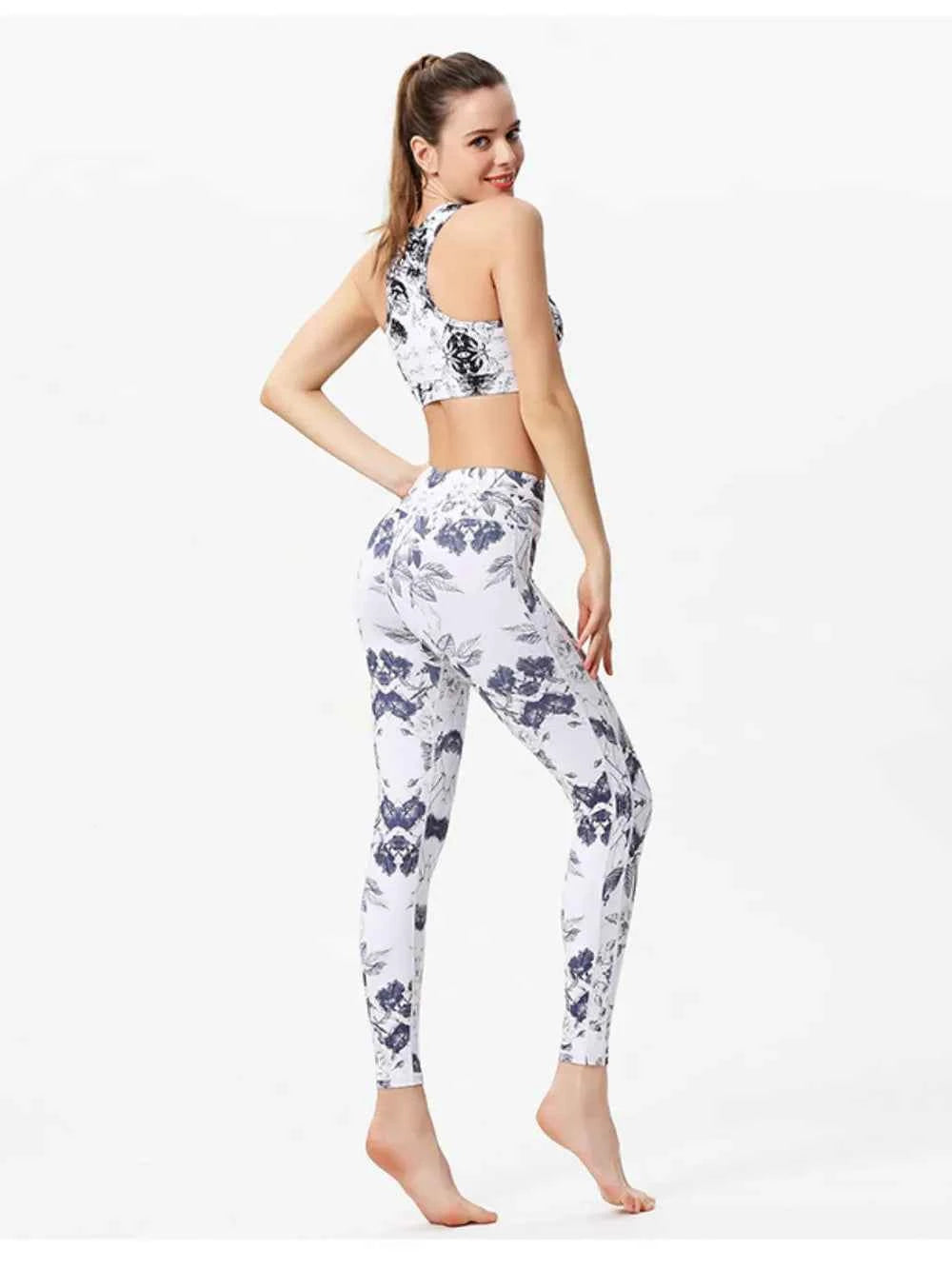 Printed Active High Waist Leggings