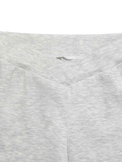 High Waisted Flare Leg Pants